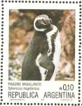 Sellos de America - Argentina -  pinguino magallanico