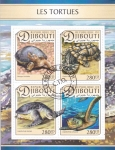 Stamps Africa - Djibouti -  TORTUGAS