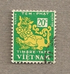 Stamps Vietnam -  Sello tasa
