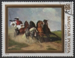 Stamps Hungary -  Coach d' Cinco Caballos