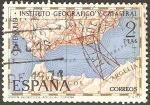 Stamps Spain -  2001 - centº del instituto geográfico y catastral