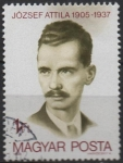Stamps Hungary -  Jozsef Attila