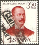 Stamps : Europe : Spain :  1995 - José Maria Gabriel y Galán