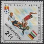 Sellos de Europa - Hungr�a -  Copa d' mundo Hungria e competición Con?, Alemania