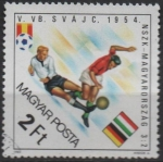 Sellos de Europa - Hungra -  Copa d' mundo Hungria e competición Con?, Alemania