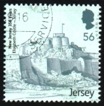 Sellos de Europa - Isla de Jersey -  serie- 350 aniv. fundación New Jersey