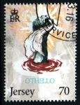 Sellos de Europa - Isla de Jersey -  serie- 450 aniv. nacimiento