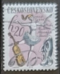 Stamps Czechoslovakia -  30 aniversario de la Academia de Musica de Praga