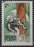 Stamps Hungary -  25 Años d' viaje Espacial