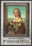 Stamps Hungary -  Dama con Unicornio