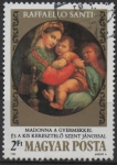 Stamps Hungary -  Madona y Niño