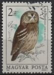 Stamps Hungary -  Buhos: Strix aluco