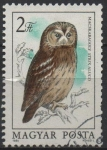 Stamps Hungary -  Buhos: Strix aluco