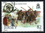Sellos de Europa - Isla de Jersey -  serie- Conexiones con el mundo romano