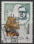 Stamps Hungary -  Roald amundsen (1872-1928