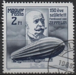 Stamps Hungary -  Ferdinand von Zeppelin LZ-2