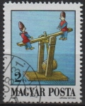 Stamps Hungary -  Jugetes Antiguos: Columpio