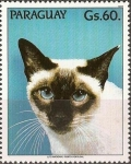 Stamps : America : Paraguay :  Gatos III