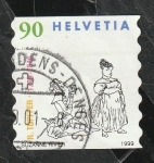 Stamps Switzerland -  1604 - Bicentenario del nacimiento de Rodolphe Töpffer