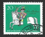 Sellos de Europa - Alemania -  1020 - CCL Aniversario del Nacimiento del Barón Münchhausen