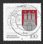 Sellos de Europa - Alemania -  1704 - Escudo de Hamburgo