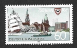 Stamps Germany -  1738 - 750 Aniversario de la Ciudad de Kiel