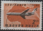 Stamps Hungary -  Aviones, líneas Aéreas: IL-62,CSA, Norte d' Africa