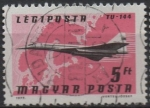 Sellos de Europa - Hungra -  Aviones, líneas Aéreas:  TU-144  Norte d' Europa