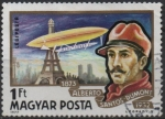 Stamps Hungary -  Alberto Santos-Dumont