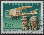 Stamps Hungary -  J.Alcorck y Brown Vickers