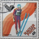 Stamps Hungary -  Lago Placid'80: Salto d' Esqui