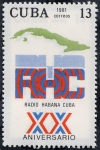 Stamps Cuba -  Radio Habana
