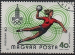 Stamps Hungary -  Moscu' 80: Balonmano