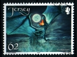 Stamps Jersey -  serie- Dragones