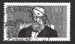 Stamps Germany -  1557 - Centenario de la Muerte de Theodor Storm