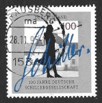 Stamps Germany -  1893 - Centenario de la Sociedad Schiller 