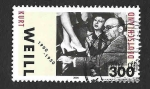 Stamps Germany -  2071 - Centenario del Nacimiento de Kurt Weill
