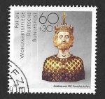 Stamps Germany -  B671 - Busto de Carlomagno