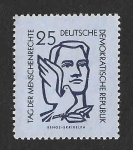 Stamps Germany -  316 - Día de los Derechos Humanos (DDR)