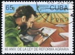 Stamps America - Cuba -  Ley de reforma agraria