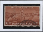 Stamps India -  Control d' l' Malaria