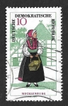 Stamps Germany -  861 - Traje Regional (DDR)
