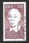 Stamps Germany -  938 - Käthe Kollwitz (DDR)