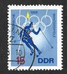 Stamps Germany -  978 - X JJOO de Invierno, Grenoble (DDR)