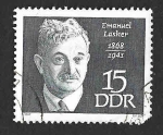 Stamps Germany -  1026 - Emanuel Lasker (DDR)