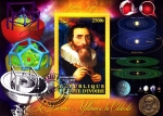 Stamps Ivory Coast -  JOHANNES KEPLER (1571-1630)  astrónomo y matemático