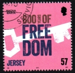 Stamps Jersey -  serie- 800 aniv. Carta Magna