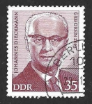 Stamps Germany -  1429 - Johannes Dieckmann (DDR)