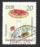 Sellos de Europa - Alemania -  1536 - Setas Venenosas (DDR)