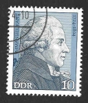 Sellos de Europa - Alemania -  1542 - Immanuel Kant (DDR)